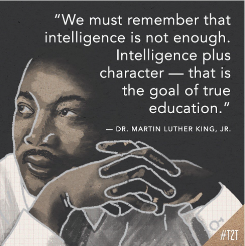 teacher2teacher's tweet photo. Teachers, when you help to shape students with integrity and compassion, you are advancing the cause of justice. https://t.co/hhf5RX1uad
