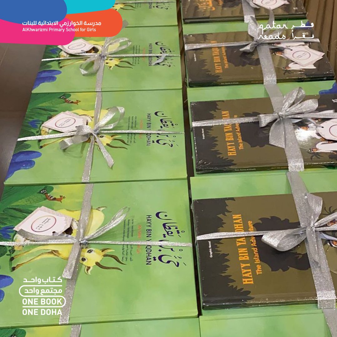 qatarreads's tweet photo. مدرسة الخوارزمي الابتدائية للبنات تنضم إلى برنامج قطر تقرأ للمدارس. الطلاب يستكشفون كتاب 'حي بن يقظان'، كبداية لهذه الرحلة 📚
AlKhwarizmi Girls' Primary School joins Qatar Reads' School Program. Students delve into 'Hayy Bin Yaqdhan,' As a start to this journey! 📚 https://t.co/ivAJkm2RxN