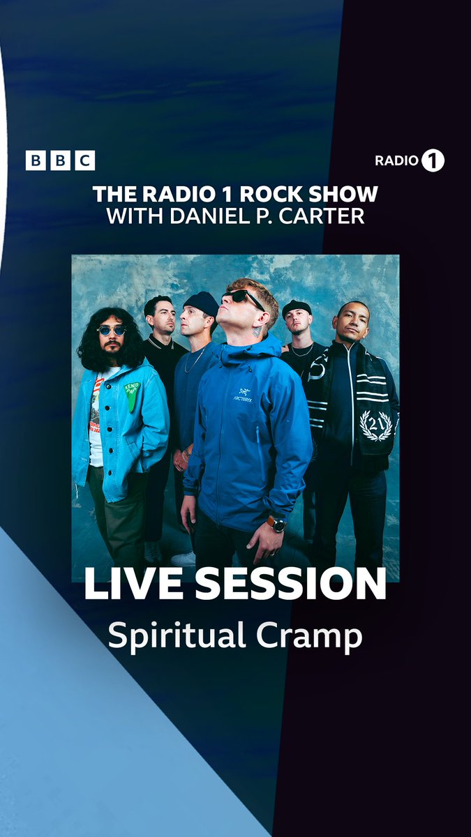 Tonight from 11pm (UK) on @bbcradio1 Tune in to @danielpcarter on the #rockshow to hear the incredible @spiritualcramptv live in session from the world famous BBC Maida Vale studios. Listen live or after broadcast via @bbcsounds ⚡️📻📱💻⚡️ @bluegrapemusic @Rathster