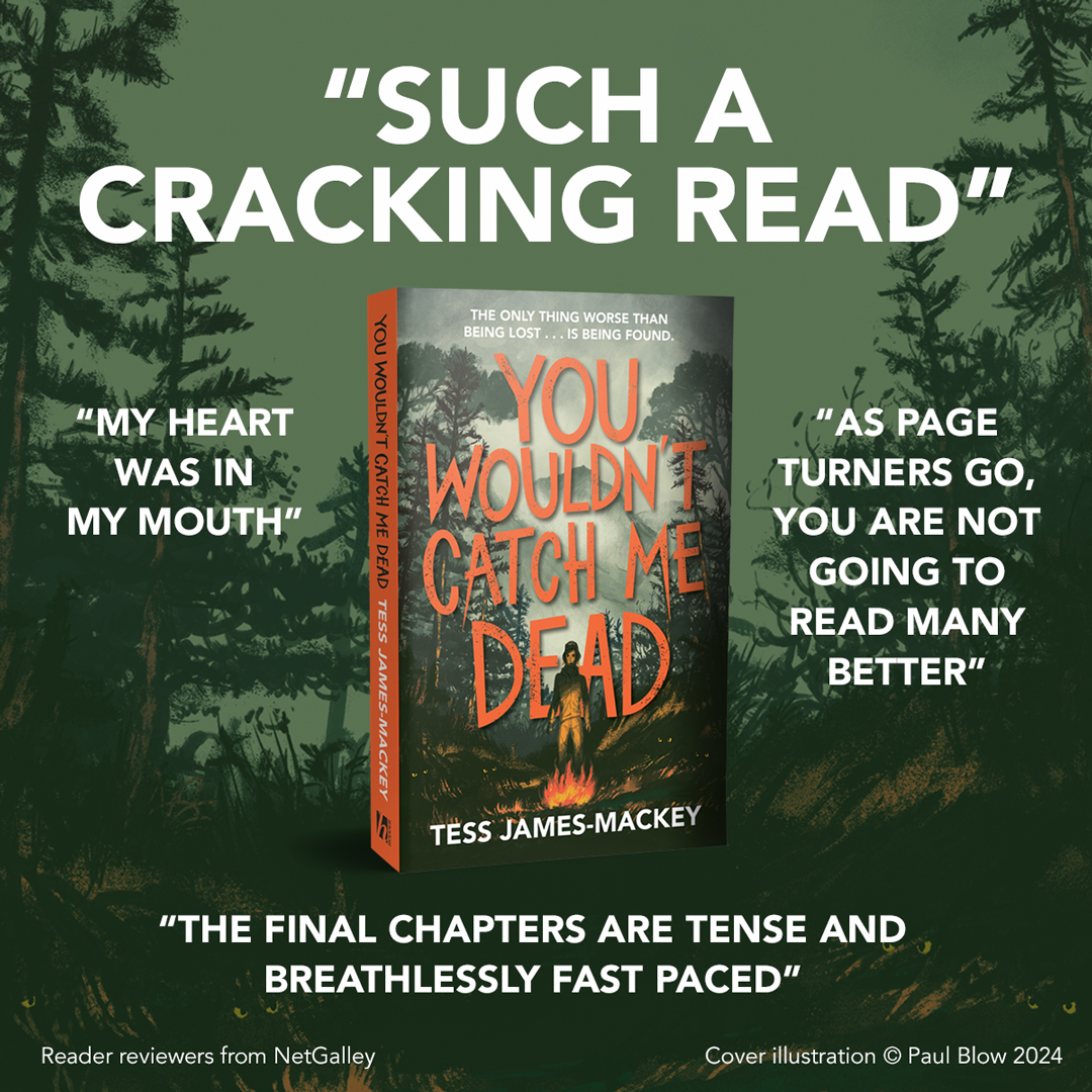 I'm loving the early reviews for YOU WOULDN'T CATCH ME DEAD 😊 - if Halloween feels a long way off, you could enjoy a January scare whilst you're waiting! 

@teambkmrk #UKYA #Thriller #YAthriller