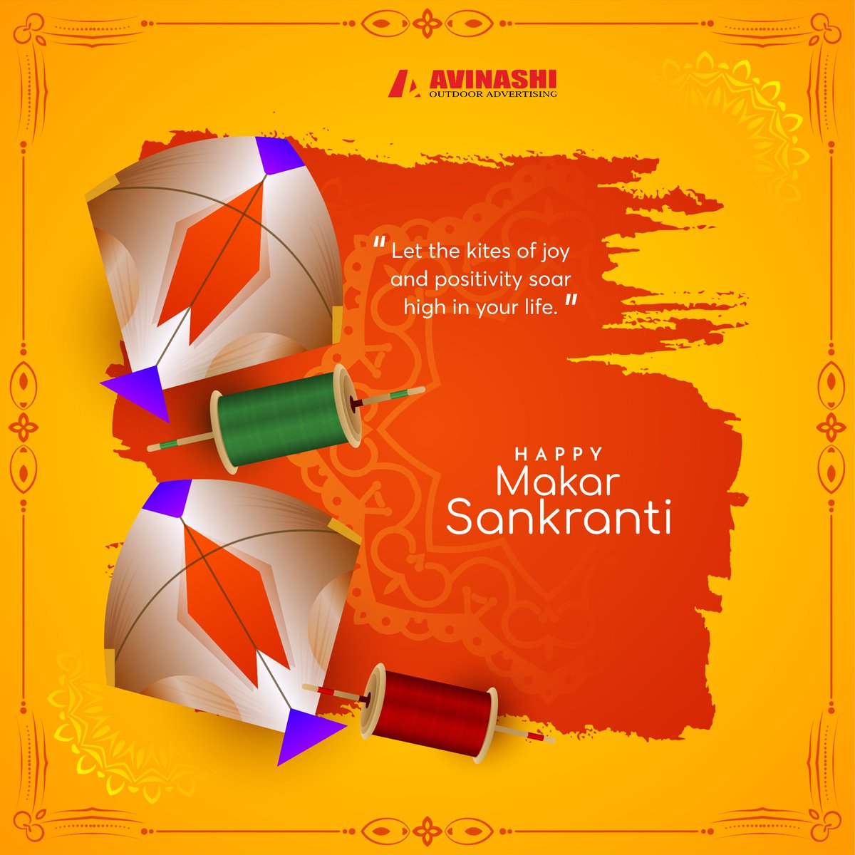 AvinashiAds's tweet photo. May the warmth of the sun bring joy to your life on this auspicious Makar Sankranti! Wishing you and your loved ones a harvest of happiness, prosperity, and sweet moments. 🪁☀️

#ಅವಿನಾಶಿಆಡ್ಸ್
#avinashiads #ooh #Advertising #branding #FestivalVibes #MakarSankranti https://t.co/n2Vub3Lgmb