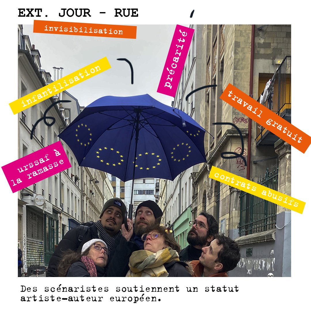 SDScenaristes's tweet photo. Pour un statut d'artiste-auteur européen !
#payetonstatut
#europeanartiststatut
@charte_auteur
@ligue_auteurs_pro
@europeancommission
@culture_gouv https://t.co/vIqc9ivUwT