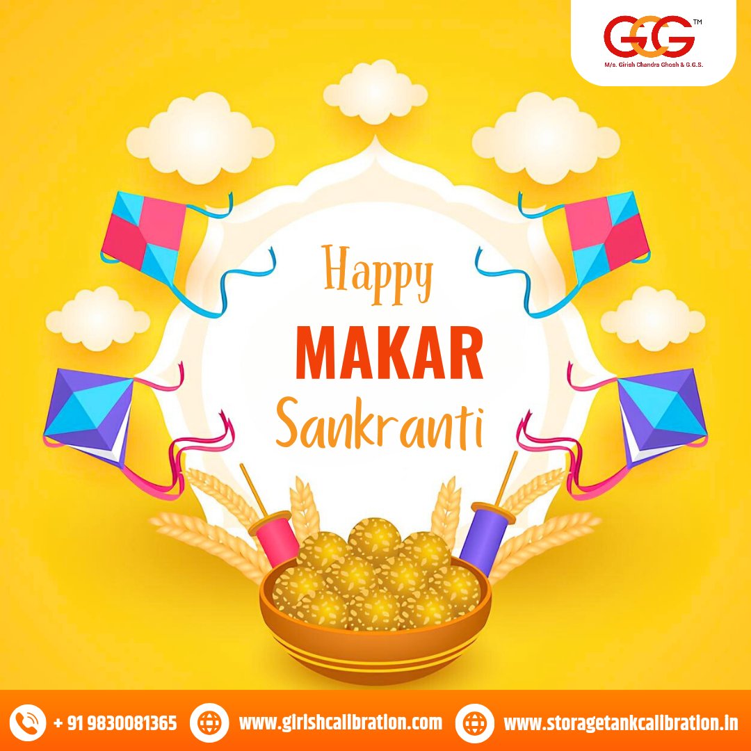 May the Sun God bring fills your life and home with sunshine and happiness. Happy Makar Sankranti! #MakarSankranti #HappyMakarSankranti #GirishCalibration #GirishChandraGhosh