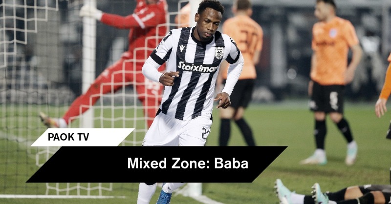 PAOK_FC's tweet photo. Οι δηλώσεις του #Baba μετά τη νίκη επί του ΠΑΣ Γιάννινα στην κάμερα του #PAOKTV #PAOKPAS #slgr #StoiximanSuperLeague #stoiximan #video