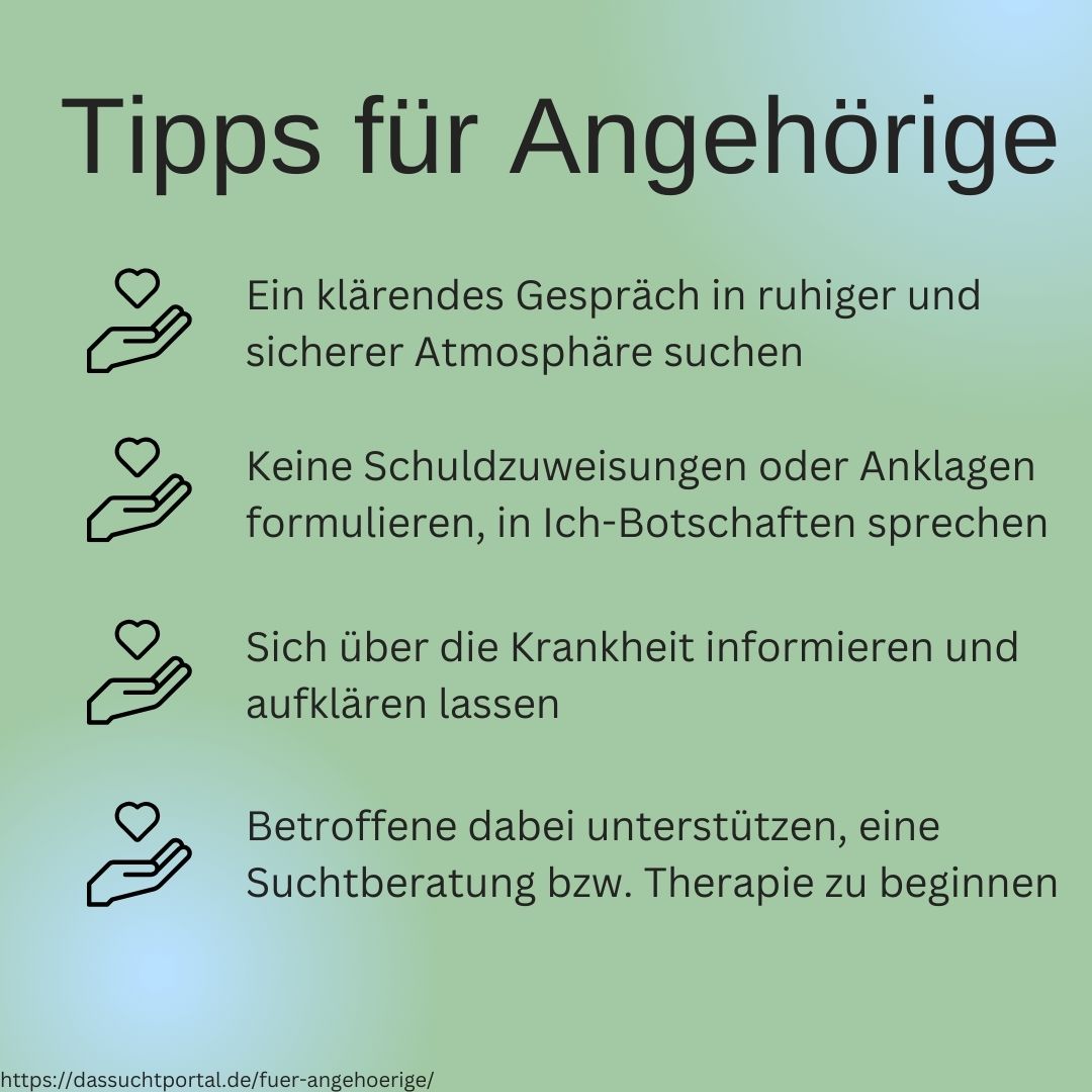 Hast du das Gefühl, süchtig zu sein, oder kennst jemanden, der/die davon betroffen ist? Hier kommen ein paar Tipps für den Umgang mit einer Suchterkrankung und erste Schritte zur Besserung 🫂 #MentalHealthMatters #mentalhealth #mentalegesundheit #suchterkrankung #sucht #addiction