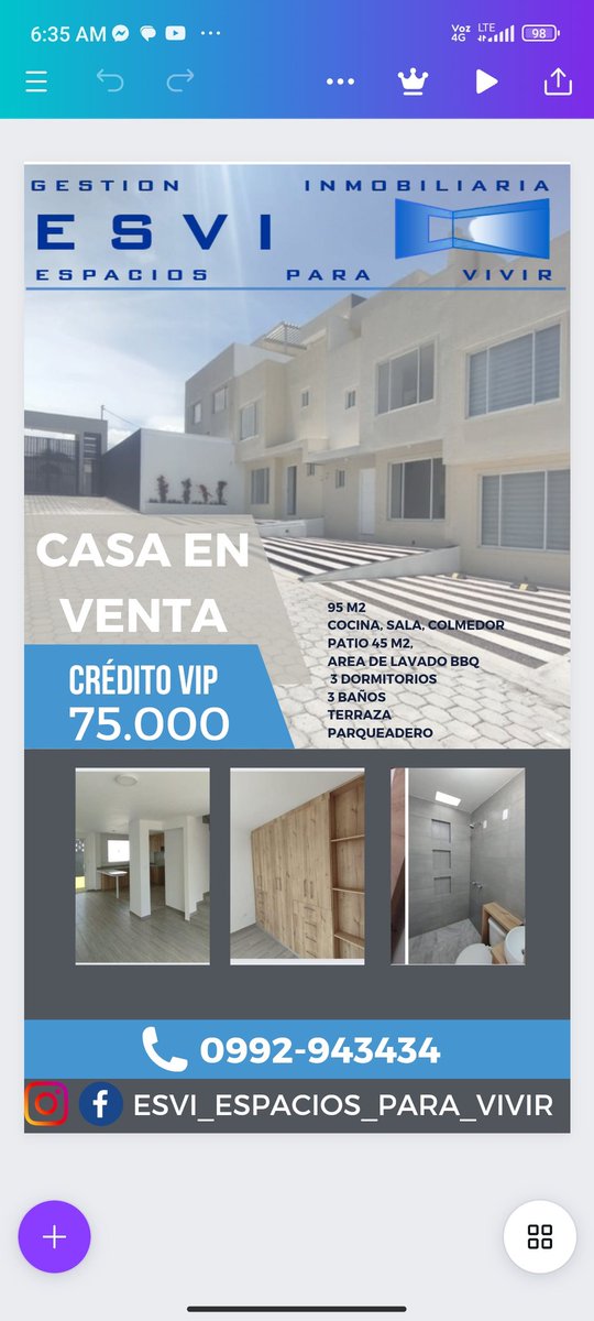 Vendo hermosa casa sector Sangolquí