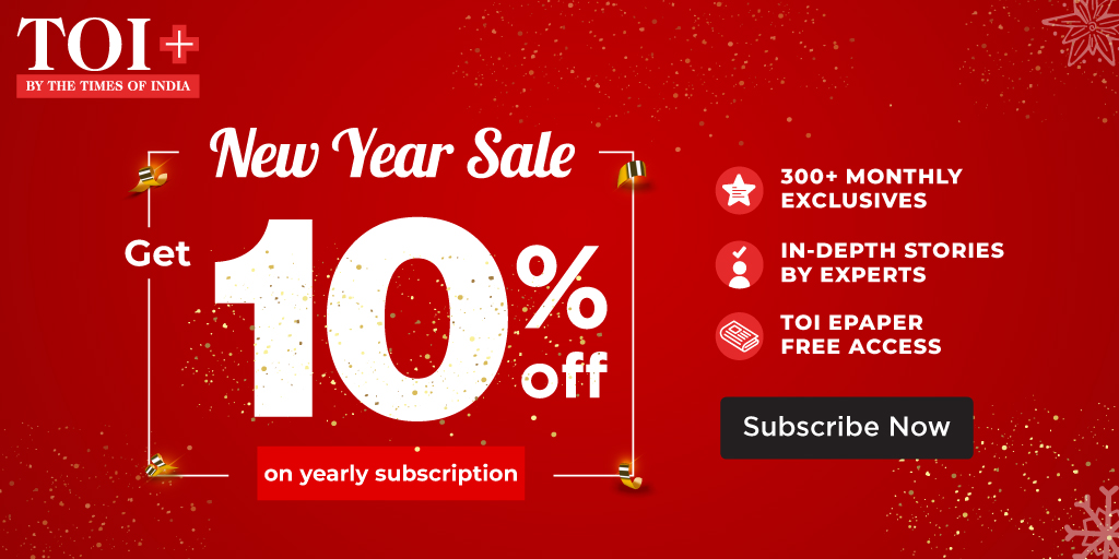 timesofindia's tweet photo. Last 2 days of the TOI+ #NewYearSale! Become a subscriber now and unlock exclusive benefits. Hurry up and click here: https://t.co/d3WjWSYvyH
#KnowMoreDoMore #TOIPlusNewYearSale https://t.co/CjOynWf841