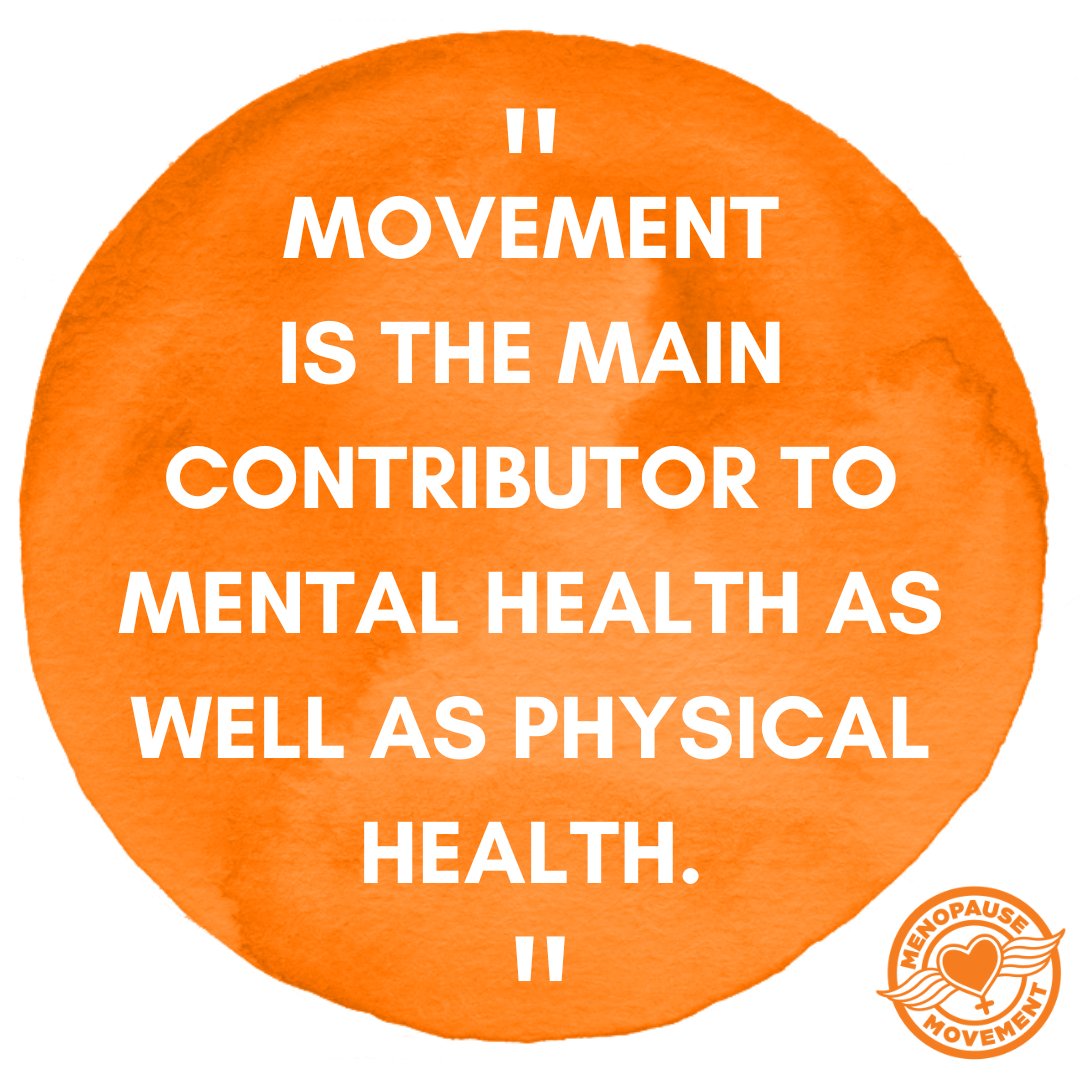 #Movement  is so powerful for mental function. It is a main contributor to #mentalhealth &amp; #physicalhealth."   
Extract from Module 5 of our #menopause #trainingcourse. #Psychologist Maggie Chapman, has 30+ years specialising in #CBT
Website details⬇️
menopausemovement.co/#overview