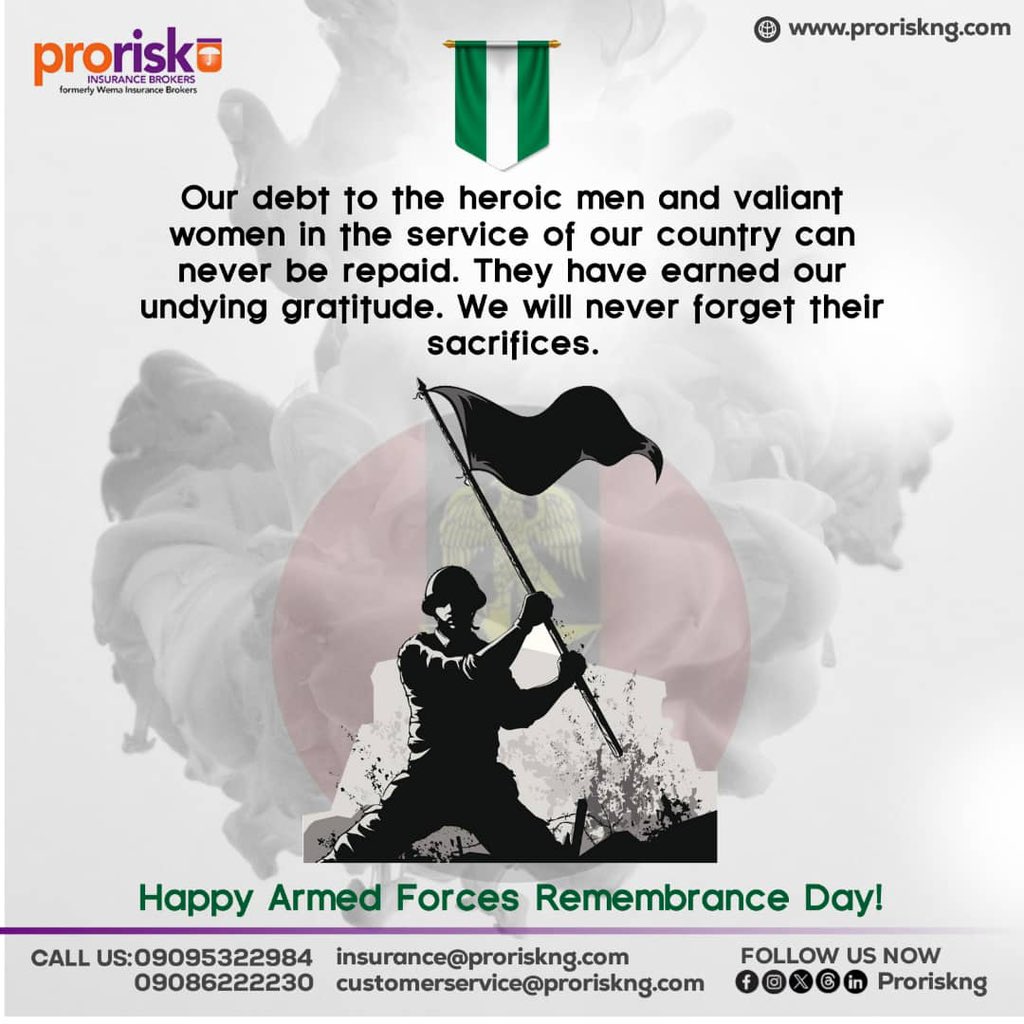 On Armed Forces Remembrance Day, we salute the indomitable spirit and sacrifice of our heroes, past and present. Lest we forget, their courage echoes in eternity. 🇺🇸🇬🇧🇮🇳🇳🇬 #ArmedForcesRemembranceDay #SaluteToHeroes