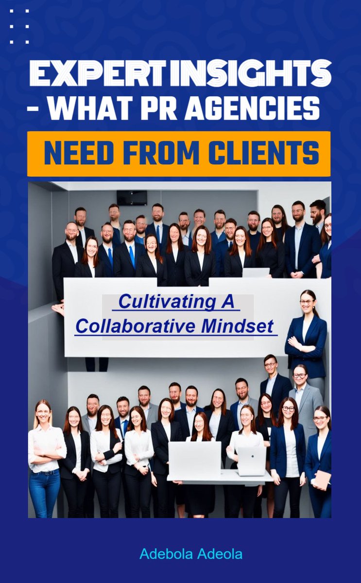 DinetComms's tweet photo. Exciting News! #PRInsights #AmazonBooks 🚀Latest PR book available on Amazon! 🎉🌐 "Expert Insights: What PR Agencies Need from Clients".  The book delves into the crucial client-agency dynamics, offering invaluable insights for both sides.  https://t.co/ug9Ps0kcZ4 https://t.co/JGk9RrzeO9