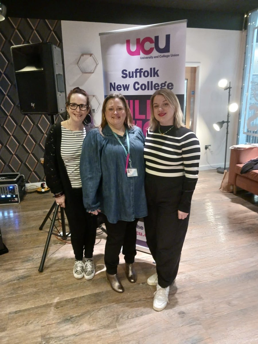 Organising isn’t just about political events it’s also about being part of your College community. The annual quiz at Suffolk New College is a brilliant example of that. Here is the fabulous Nadia who runs the quiz, assisted this year by ⁦<a href="/DrJoGrady/">Jo Grady</a>⁩ as quizmaster.