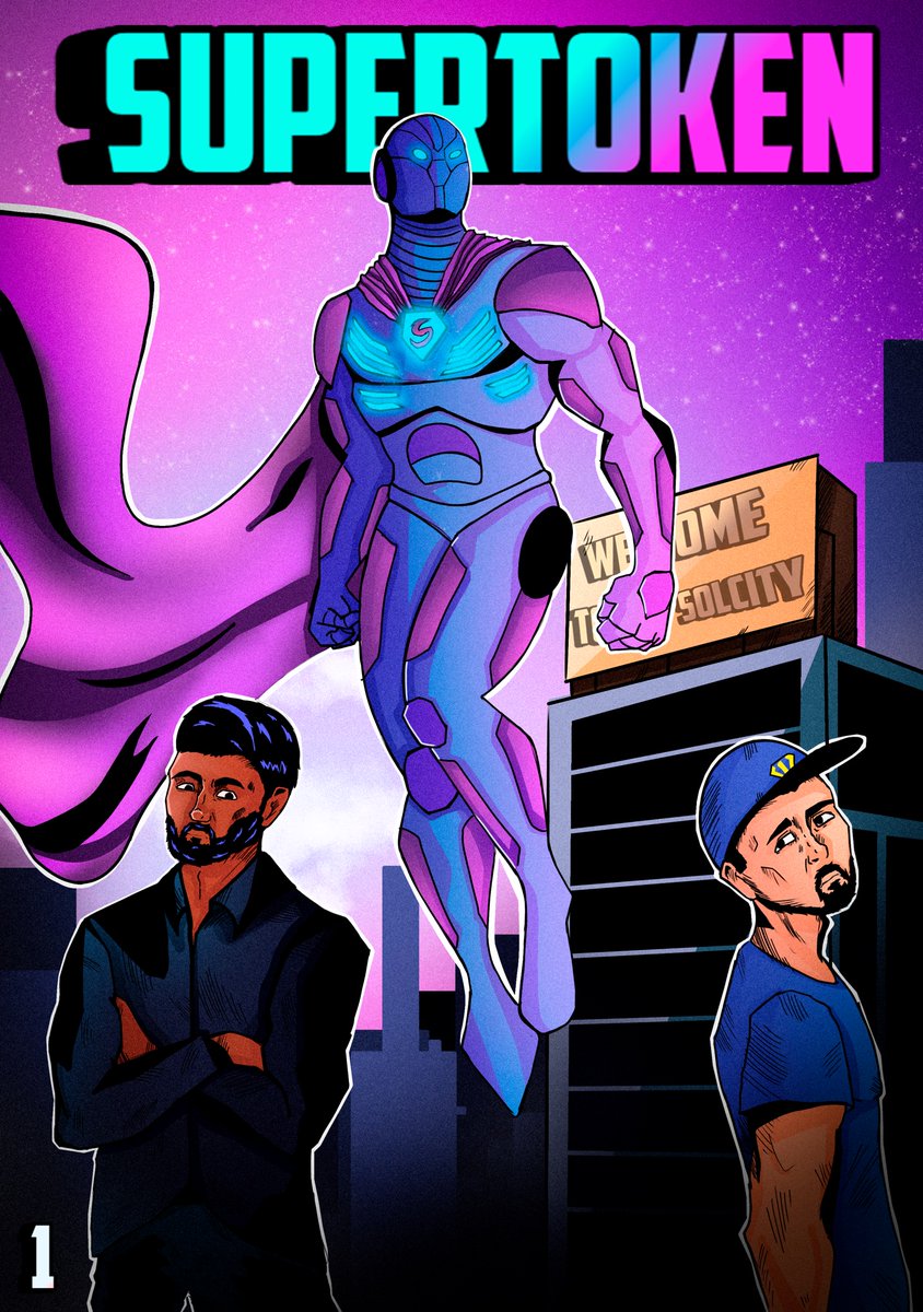 First Comic Book about <a href="/solana/">Solana</a> 🏙

What side do you choose? 

$SUPER heroes 🦸  

VS 

Villains  🦹 

Drop your emoji 👇🏻

#SuperToken #SuperHolders #Solana