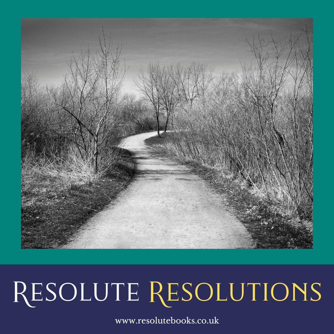 Today's Resolute Resolutions, from @clairefdunn: 
'I resolve to make no resolutions
To tie myself in knots.
I will free myself from the lash
Of word limitations,
And allow my mind to wander
The byways of imagination.'

#newyearsresolution #resolutebooks #Resolutions2024