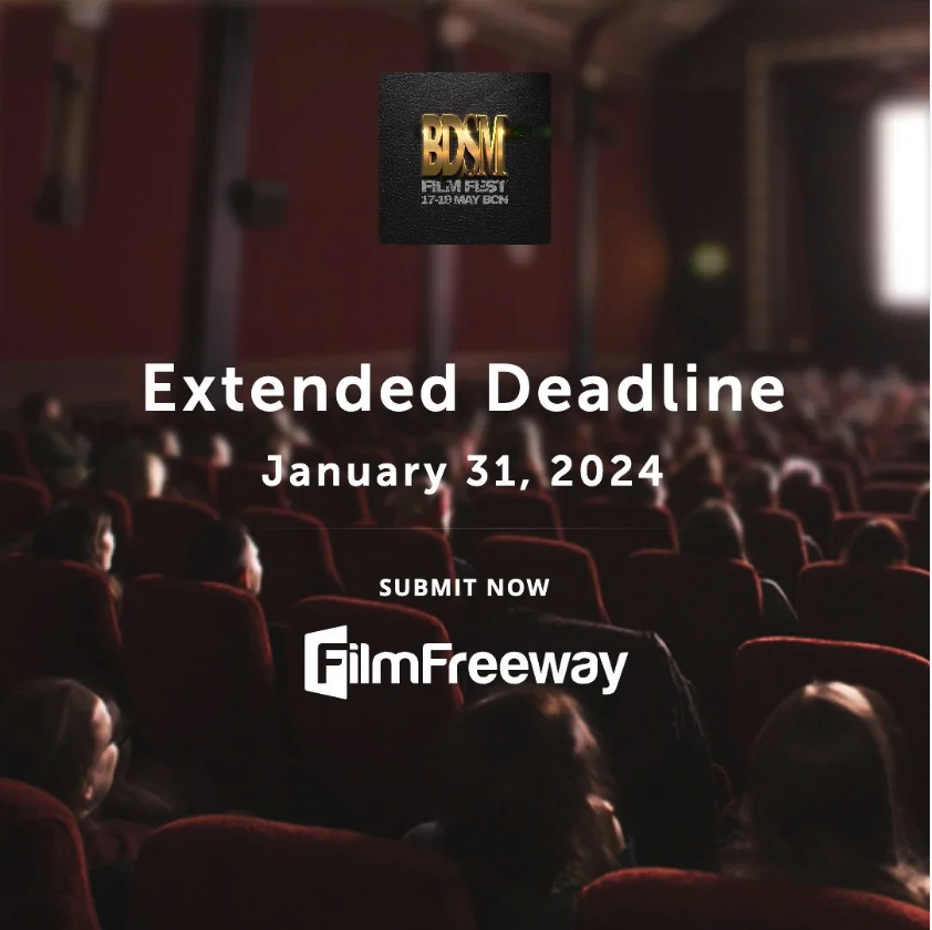 We're looking for your ideas, your thoughts, your BDSM.

Submit your films on filmfreeway.com/bdsmfilmfest

#filmmakers  #bdsm #kinkster  #kinky #movies #festival on 24, May, #Barcelona