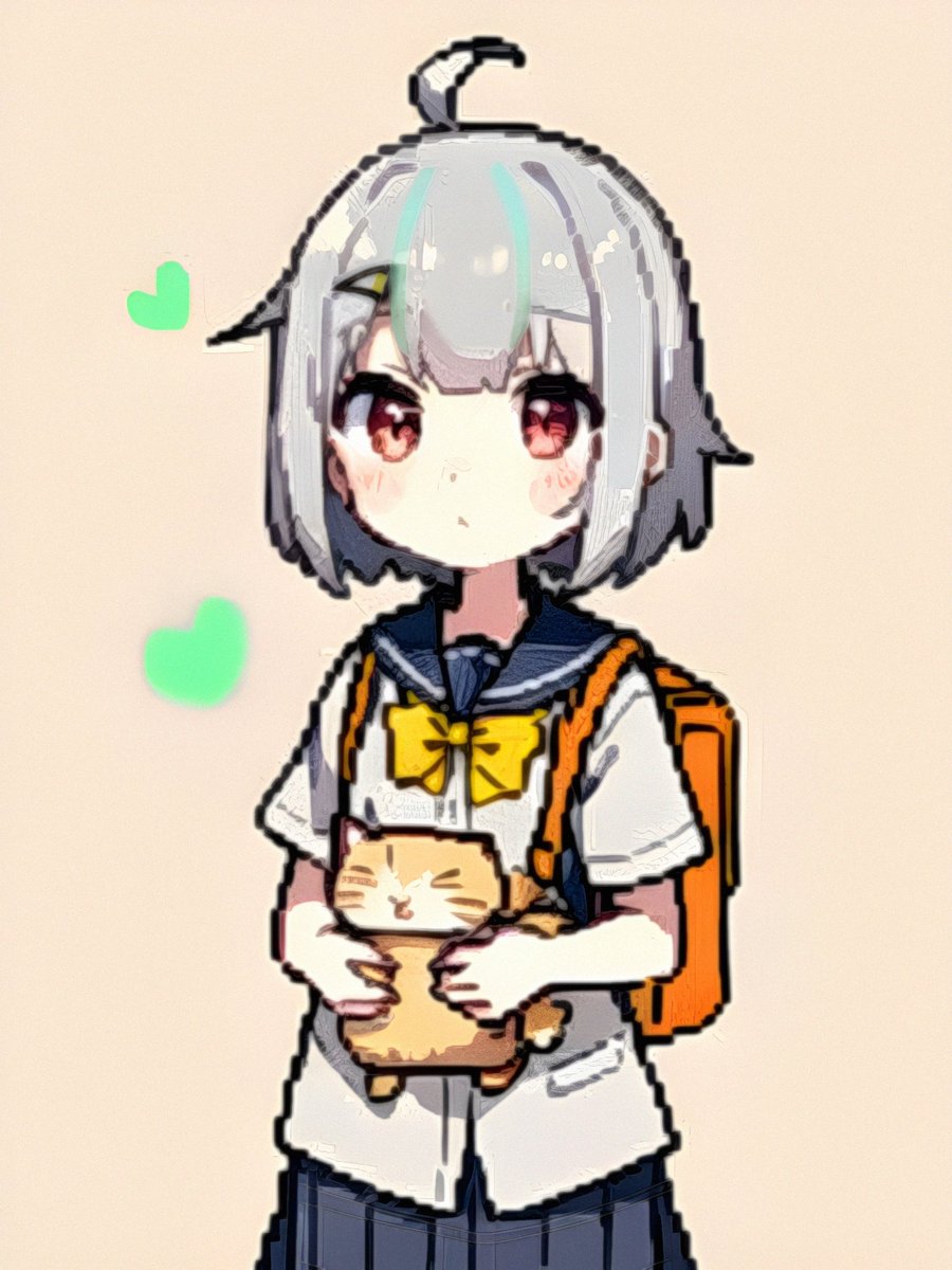 ドット絵風 アドミちゃん
 (セーラー服ver)
#NIKKEart  #NIKKE  #メガニケ