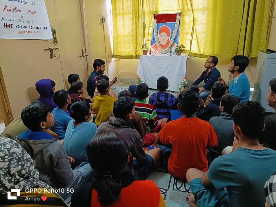The children from our programmes in Kolkata celebrated #NationalYouthDay on 12 January. The day is also known as Vivekananda Jayanti, because it falls on the birthday of a Hindu monk Swami Vivekananda.