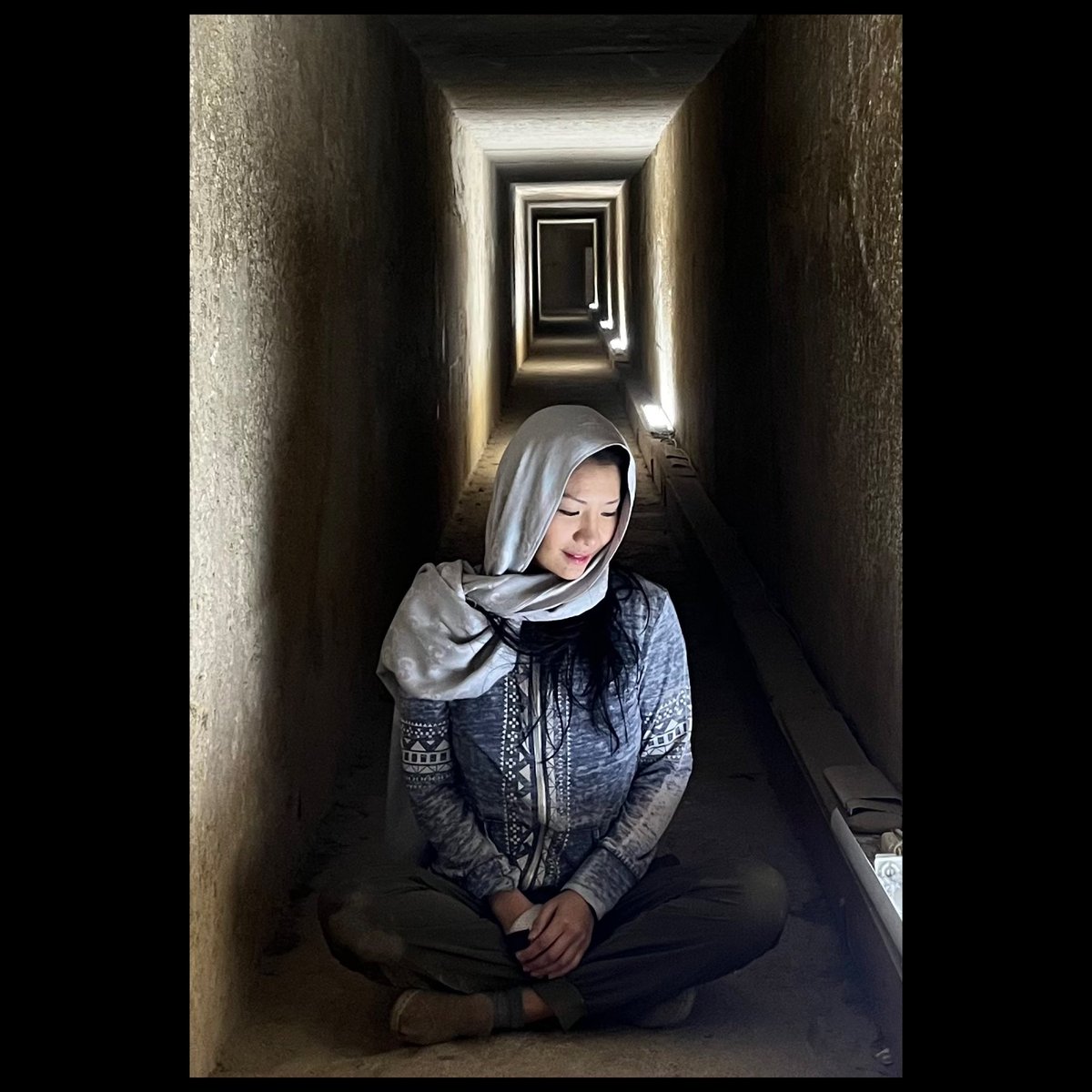GwendolineYeo's tweet photo. DEAR #MLK: #Asians are people of color too. I’ve been told to go back to f**ing China &amp; worse, boxing me in &amp; I can’t breathe. Inside this #pyramid in #Egypt my heart bleeds but when you speak the #contentofmycharacter is seen &amp; I dare #hope. Thx #passiton https://t.co/vIkKcuRdCK