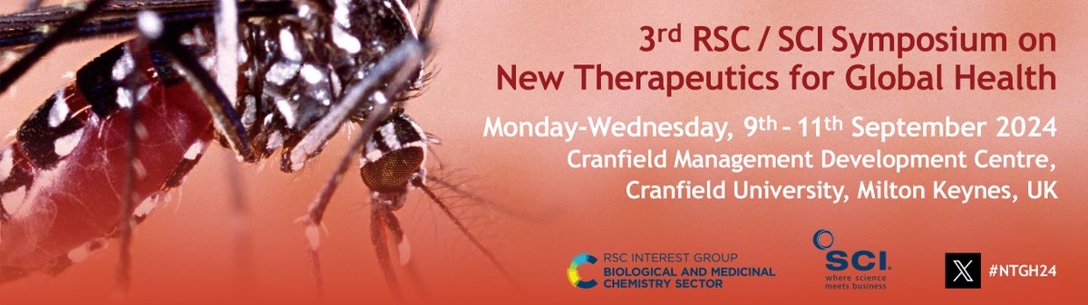 RSC_BMCS's tweet photo. Abstract submission for the 3rd RSC / SCI New Therapeutics for Global Health is open! 💻

❗The oral submission deadline is Thursday 29th February 2024❗

❗The poster submission deadline is 26th April 2024❗

To submit an abstract, click here👉 https://t.co/sHiifvGwl9

#NTGH24 https://t.co/gQh9MfiBpo