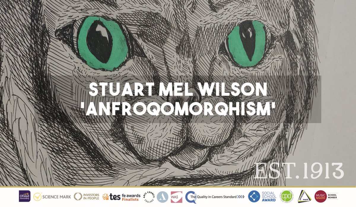 EXHIBIT: 👀 

Durham Sixth Form Centre is delighted to share the work of Stuart Mel Wilson.

His exhibition 'Anfroqomorqhism' launches with a preview event February 9th 5 - 7pm in the @DeadDogGallery.

buff.ly/48Rq5bf

#exhibitionpreview
#artexhibition
#DSFCDiR