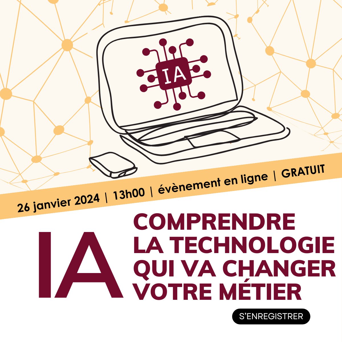 ARSIAMONS_'s tweet photo. 45 min pour comprendre l' #IA. 
✅ Que vous soyez novice ou juste curieux, c'est l'opportunité parfaite pour comprendre l'IA et identifier les futurs cas d'usages dans votre #entreprise .

https://t.co/4cfqMoUNvV
#technologie #intelligenceartificielle https://t.co/K1OtnthUjH