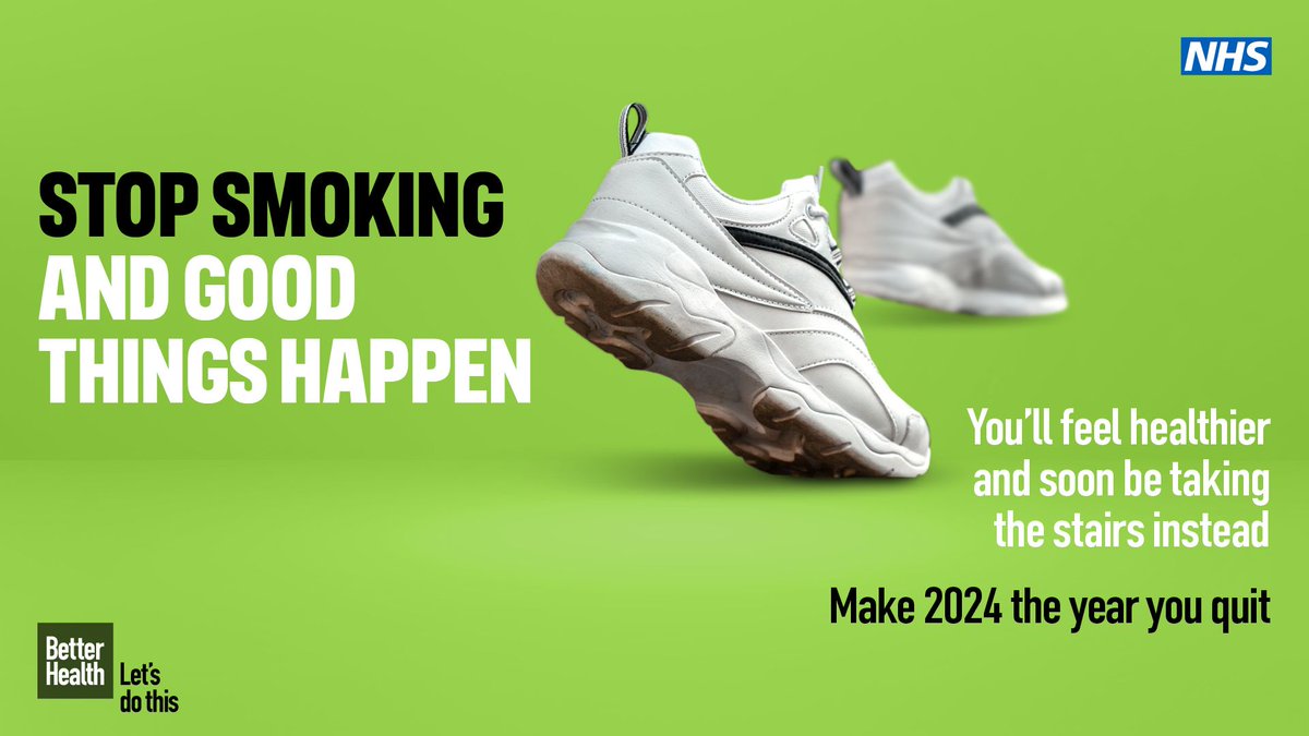barnshospital's tweet photo. 🚭 New Year, New You! Make 2024 the year you break free from tobacco's grip. Your health is our priority at the NHS, and we're here to support you on your journey to a smoke-free life. #QuitSmoking #NewYearNewYou #NHSHealth https://t.co/MQvRQyVIdJ