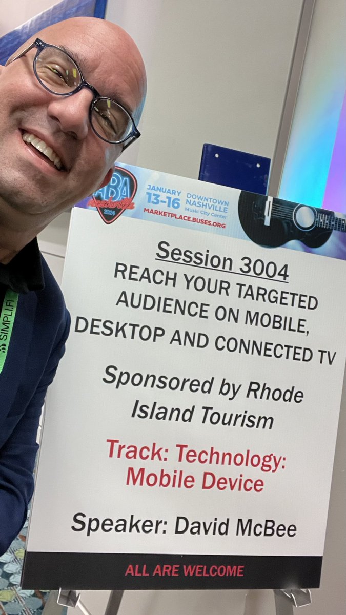 Are you attending the #abamarketplace 2024? Come see me this morning in room 202BC to learn about #targetedads #geofencing #connectedtv and #orm (online reputation management)!

So grateful to the @AmericanBusAssn 😊