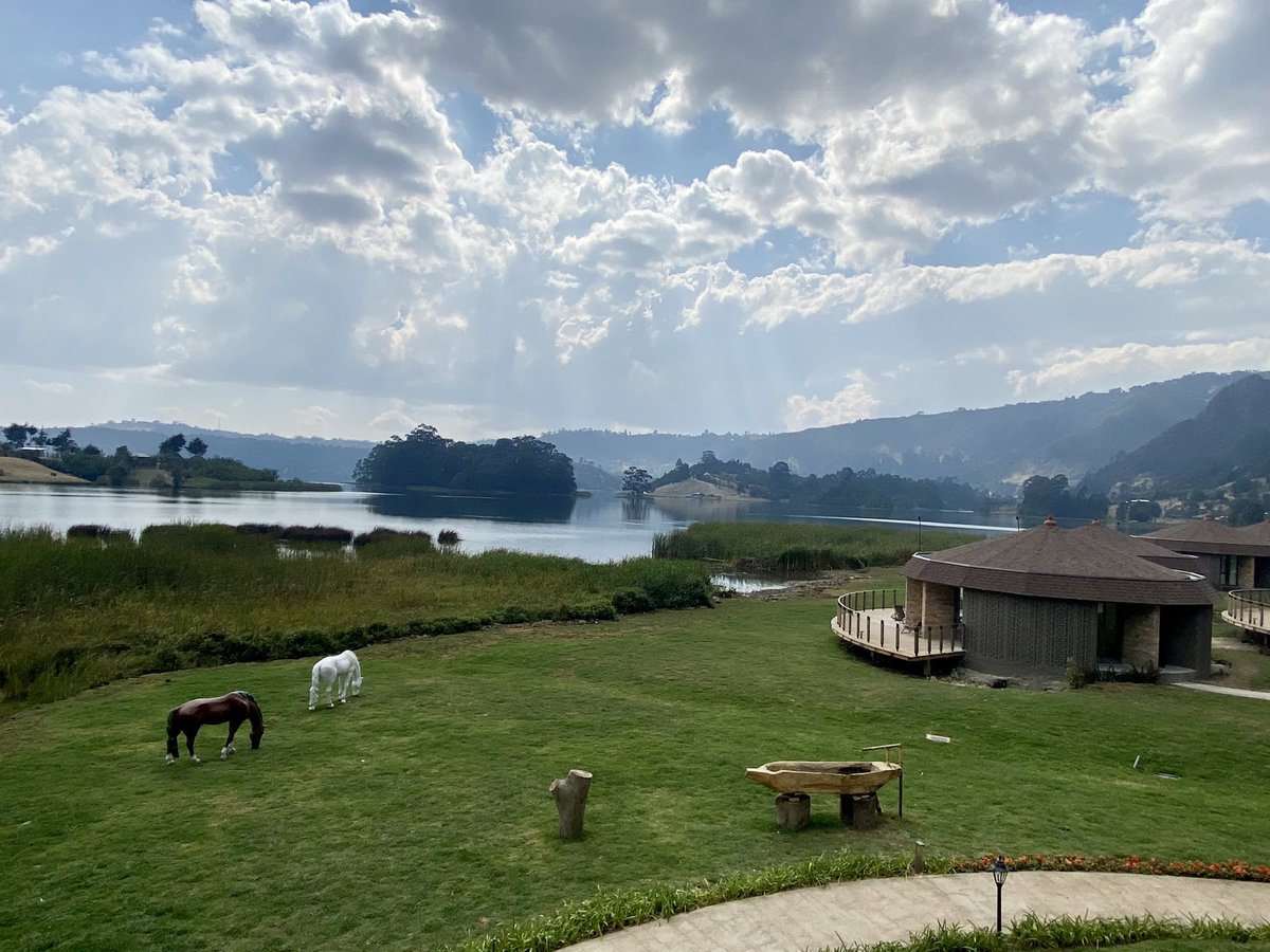 TayeAtske's tweet photo. A jewel of Nature under Ethiopian sky, Wonchi-Dandi crystal clear water, lush green grass, mountain high trees, 14th Century Church in the middle of the lake; blessed by elders deeply in love with nature and #Ethiopia  A breath taking beauty to be explored and admired. https://t.co/sCO96lM4fc