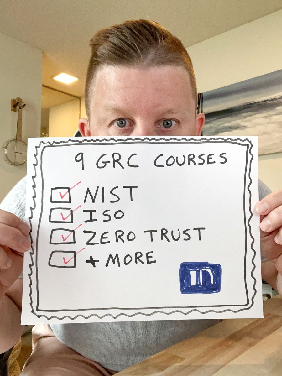 mikemillercyber's tweet photo. Want a Career in GRC?  Here are 9 Courses that will help you get started in your Cyber Security Career in Governance, Risk & Compliance.

👩‍🎓 GRC (Governance, Risk & Compliance) Courses

1. How to be a Security Auditor

2. Implementing the NIST Management Framework

3. Security for Small to Medium Businesses

4. Performing a Technical Security Audit and Assessment

5. NIST and ISO

6. Understanding the NIST Cyber Security Framework

7. NIST 800-53 Guidance for US Companies

8. Quantitative vs Qualitative Risk Assessments

9. What is Zero Trust

Full Link with courses at https://t.co/PpxtIYbjrk

There is no easy way to get into Cyber Security.  It takes hard work.  In 2024, if you buckle down and surround yourself with people you can learn from, you have a great chance of landing the career of your dreams.  Maybe you will even work remotely in your pajamas.

People will always say you can't do it, but when you DO, they'll be the first in line to ask if you can help them do it too.

🔥 If you are struggling, there are 3 Ways I can help:

1️⃣ Join over 10,000 People Getting Free Advice at ➡ https://t.co/GcdJet8jHq
2️⃣ Read my Break in Cyber Playbook at https://t.co/N8fQXg0Dib
3️⃣ I'm a vCISO for Appalachia Technologies - PM me, I’ll hook you up.

#cybersecurity #infosec #informationsecurity #security