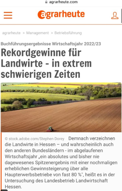 Sind die Bauern einfach gierig oder einfach dumm? 

Oder einfach beides?

#Unternehmerproteste #Lindner