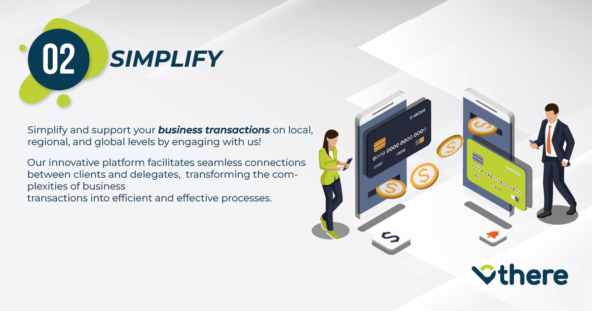 joinbthere's tweet photo. #Simplify &amp; #elevate your #business #transactions locally, regionally &amp; globally by signing up to #bthere website. Our innovative platform simplify #connections between #clients &amp; #delegates turning the intricacies of business transactions into streamlined and effective processes https://t.co/32WUyKyejn