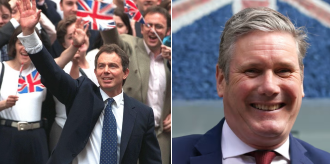 General Election poll predicts a repeat of 1997, when Conservatives suffered a landslide defeat – and when the new Labour PM was a slippery Thatcherite lawyer who'd say anything to get into power, and then break his promises