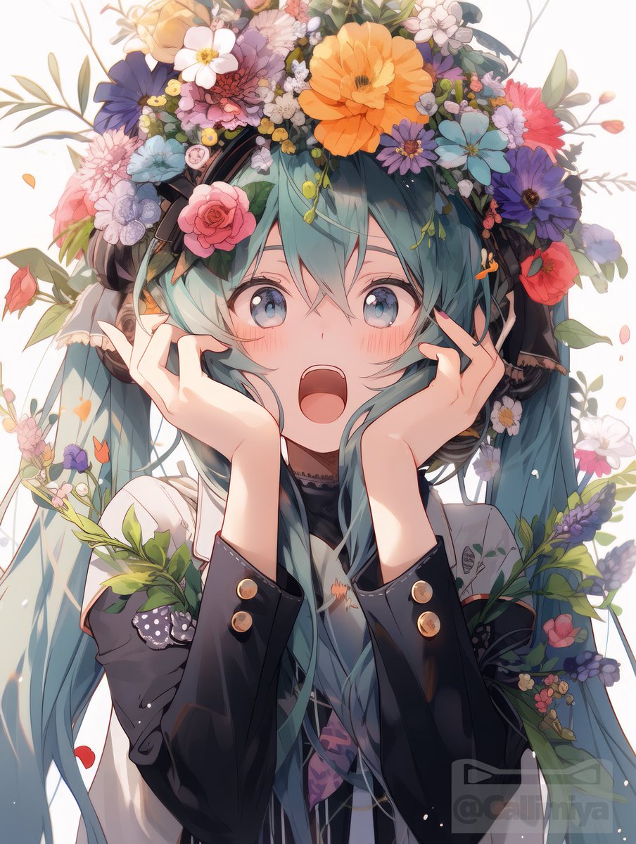 Callimiya's tweet photo. Hatsune miku san, 初音ミクさん https://t.co/ibazfcGBan