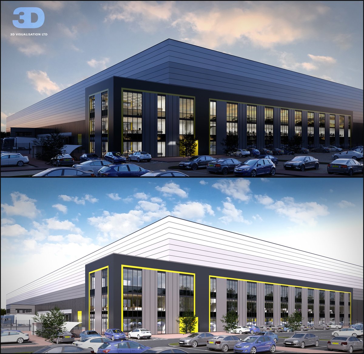 Neil_3DvisLtd's tweet photo. A challenging lighting set up for the dusk logistics alternative visualisation.

#Archvis #CGi #architecture #3DVisualisation #Vray #3DVis #Marketing #3dsMax #logisticsolutions #360 #virtualtour https://t.co/u53lkDEPIX