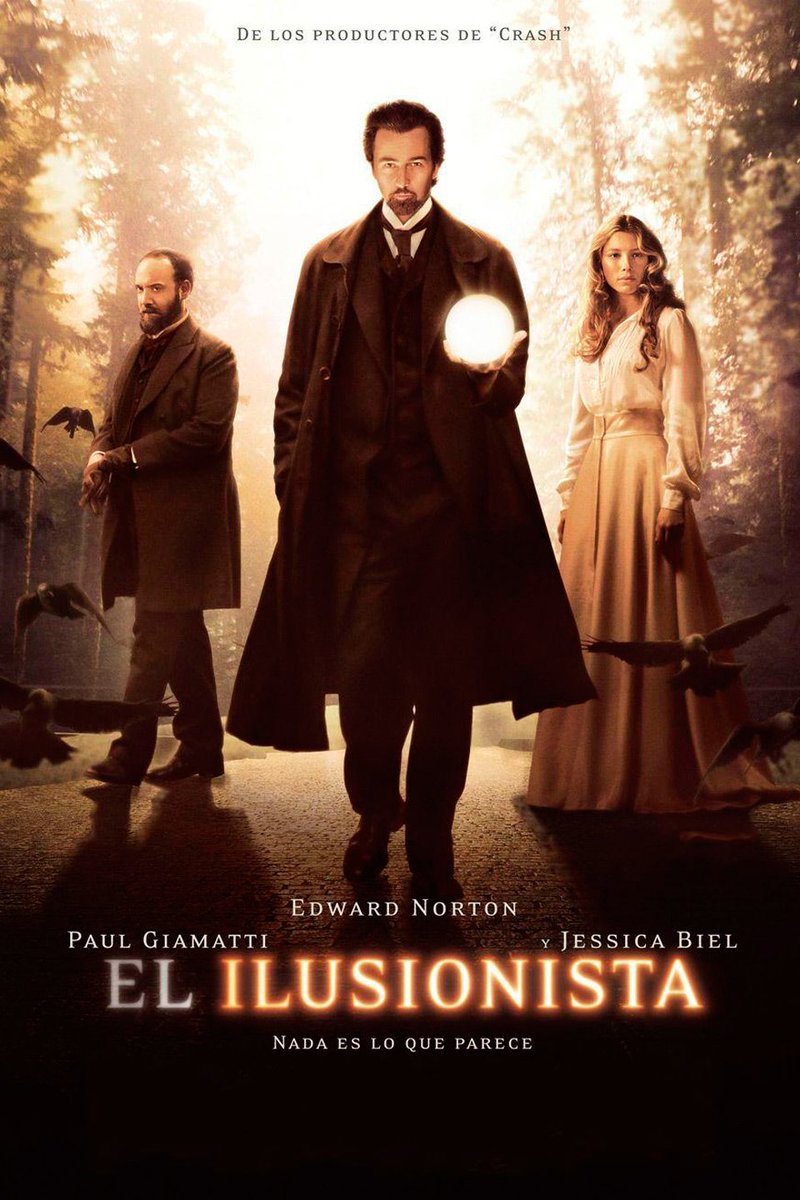 SitoCinema's tweet photo. ¿Es todo una ilusión lo que vemos o es nuestra mente la que nos engaña? una grandísima película 'El Ilusionista'. https://t.co/sCiYpZ3kAX