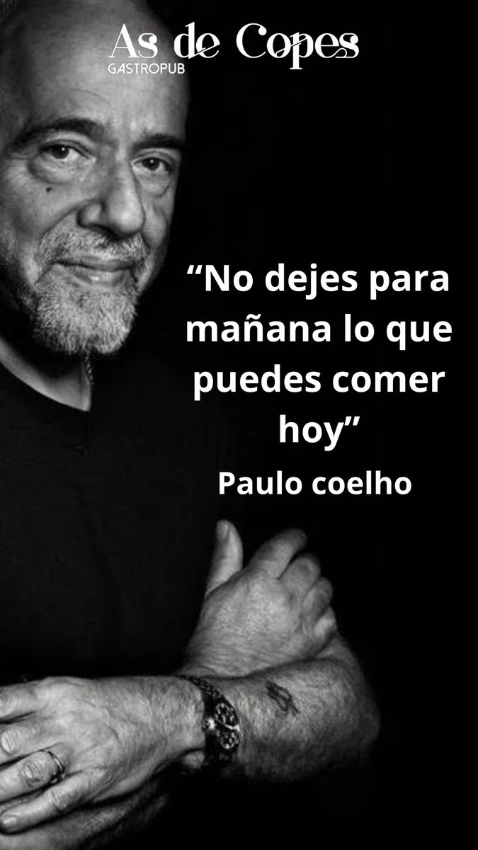 Opines igual?🤔

#paulocohelo #restaurant #asdecopes #reus #menjar #pub #Frasesdeldía