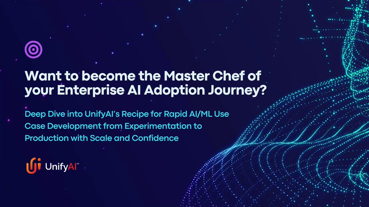 dswizards's tweet photo. This week in "DSW AI HUB", let's dive into our blog for insights on how UnifyAI simplifies the progression from #AI experimentation to scaled #production, ensuring your enterprise's AI endeavors are as seamless and refined as a culinary masterpiece. https://t.co/FgJ0jnW3zr