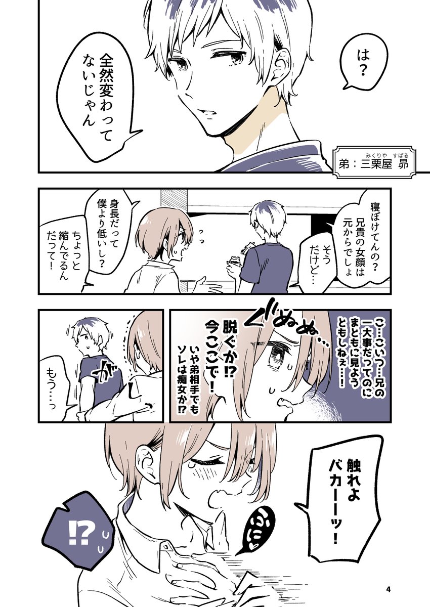 女の子になっちゃった兄貴が可愛い(2/2)再