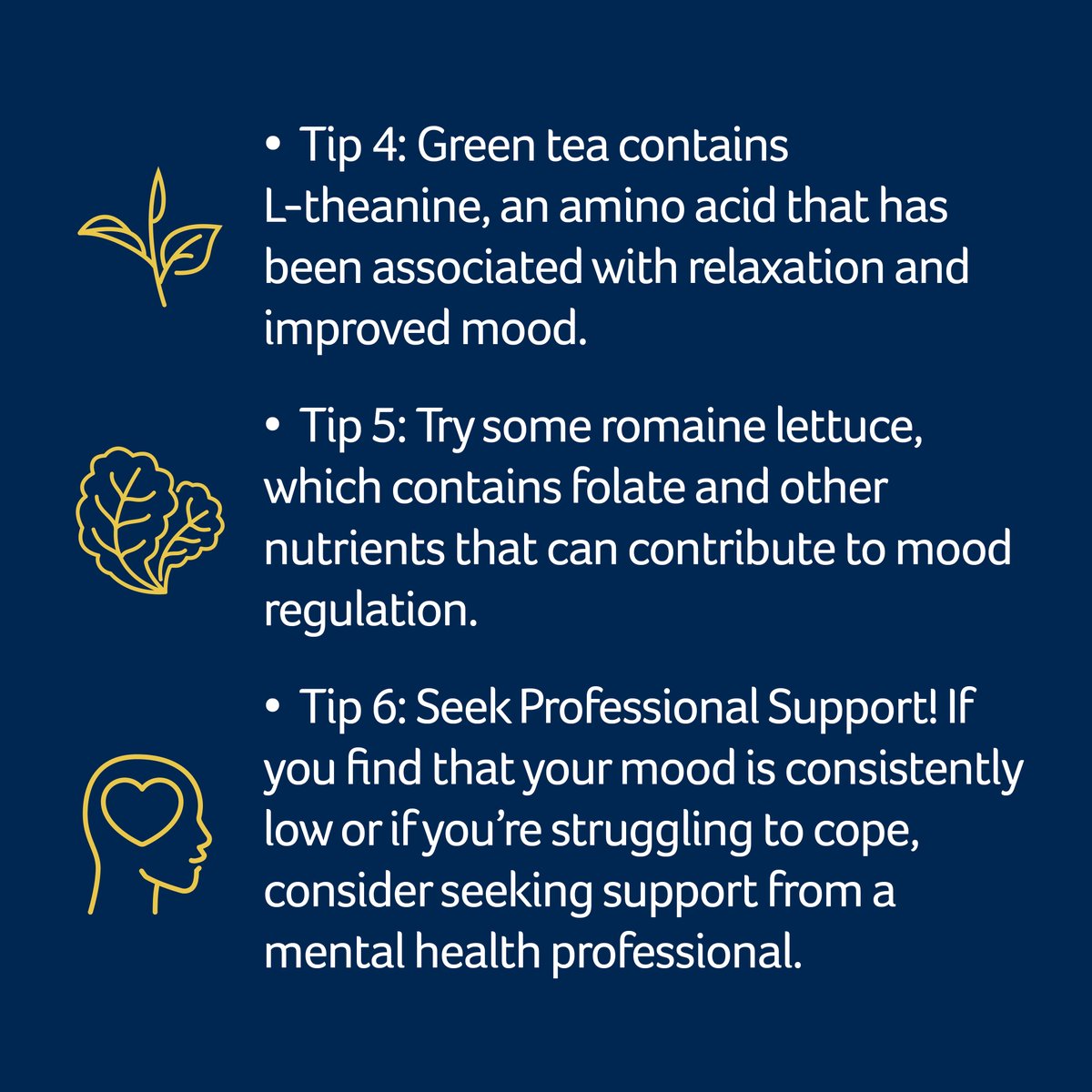 Turn your Blue Monday into a vibrant, mood-boosting day with these helpful tips. Embrace the colour green not only in your surroundings but also in your food choices to boost your spirits. Here are some green-themed foods that may contribute to a happier mood.

#BlueMondayBoost