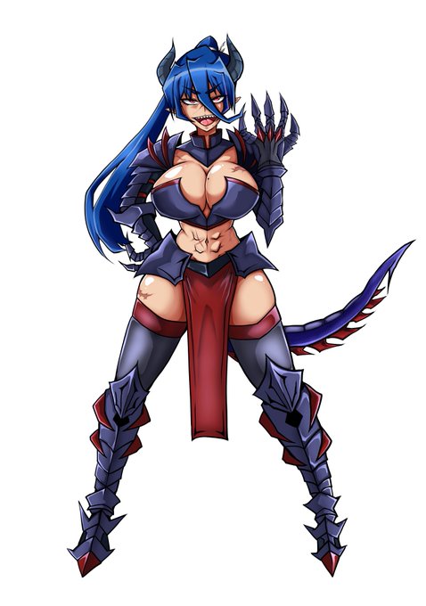 【オリジナル】
辰年なのでドラゴン娘の立ち絵を描きました
名前はゾーネンシュリームちゃんです 