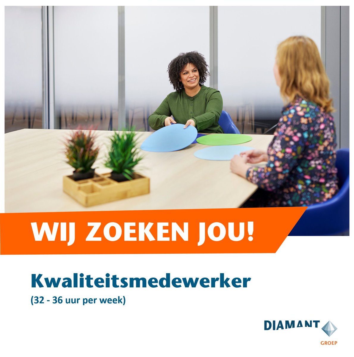 diamant_groep's tweet photo. De Diamant-groep, KikMaat, zoekt een kwaliteitsmedewerker voor 32-36 uur per week. Zorg jij ervoor dat onze dienstverlening optimaal is?  Klik op de link voor meer informatie.
https://t.co/7OUkzDNEWE https://t.co/2iBrCntYbO