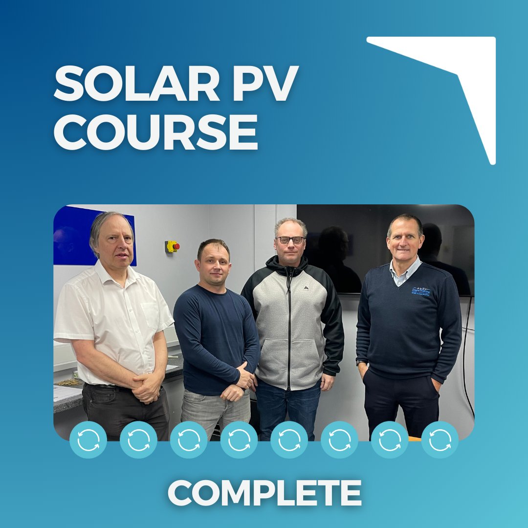 Logic4training's tweet photo. Course Complete!
Congratulations to our recent Solar PV students π
It has been a pleasure to work with this group and see them take the steps to develop their career within the trades βοΈ
#logic4training #renewablesengineer #solar #solarpv #qualification #greenenergy https://t.co/kCc6XOYHg7
