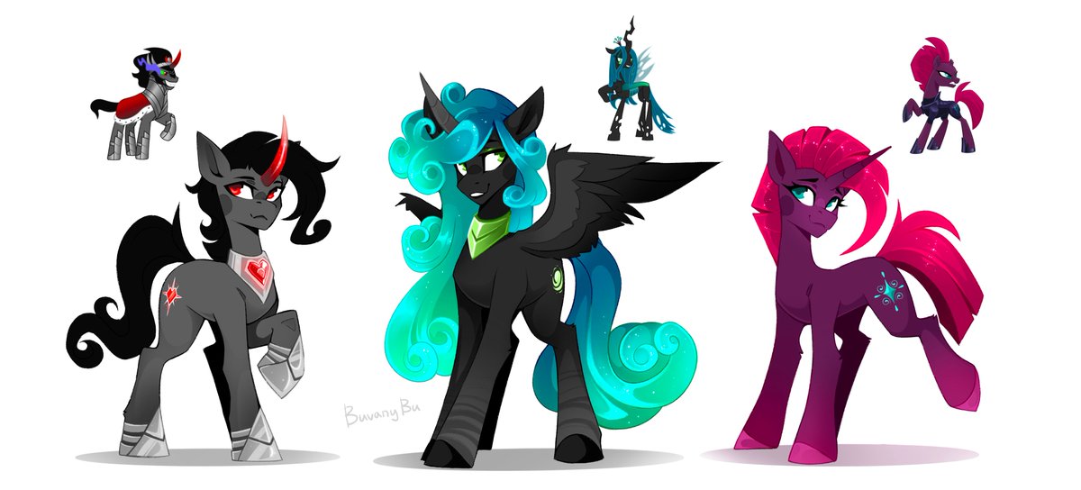 #mlp #Pony #QueenChrysalis #TempestShadow #KingSombra
MLP villains as main characters