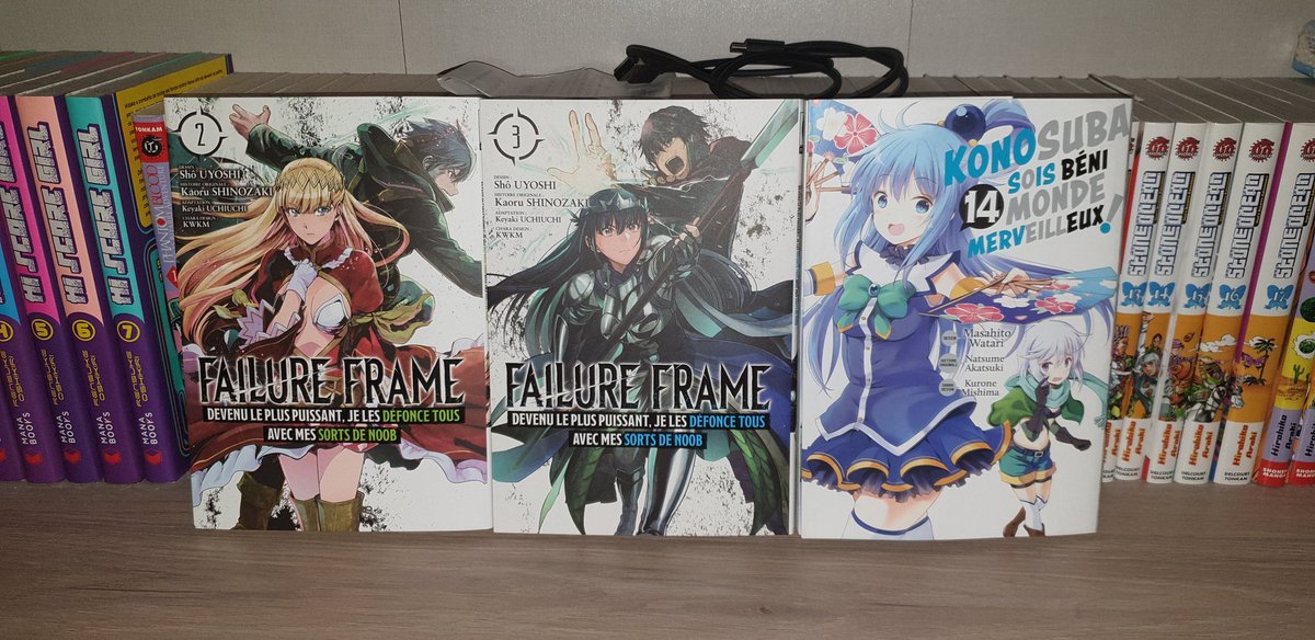 LC_Rooney_54's tweet image. Achat manga #GashBell tome 3 et 4, #FailureFrame tome 2 et 3, #konosuba tome 14 @MeianFR @AnimeStoreIDP