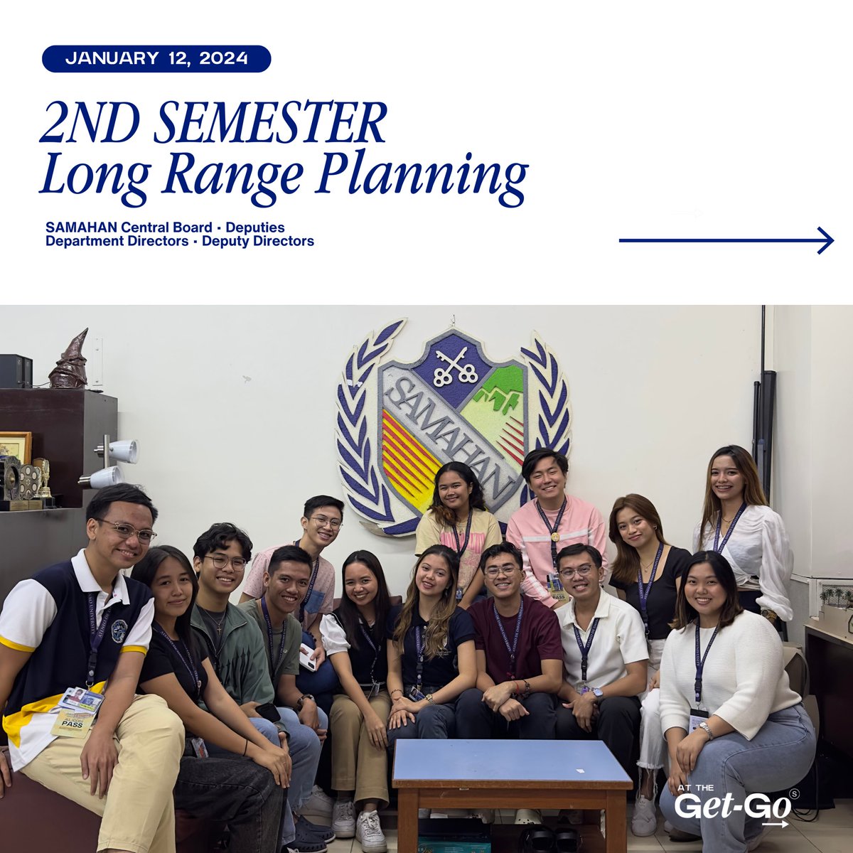 addusamahan's tweet photo. LOOK | The SAMAHAN Central Board, Deputies, and Department Directors convened in full force for their long-range planning for the second semester. ✍🏻
Ateneans, get ready as an exciting array of plans is about to unfold this semester! 🤩
#AtTheGetGo↗️ https://t.co/Eu8QnGb2s2