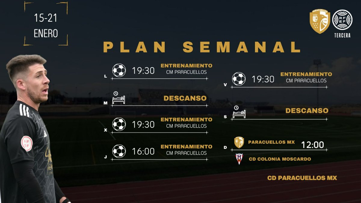 CD Paracuellos MX (@cdparacuellos) on Twitter photo 📢 ¡Buenos días!
Semana de +3 fuera, vamos a afianzar nuestra buena dinámica 💪
🏟️El domingo recibiremos a <a href="/CDCMOSCARDO_com/">CDC Moscardó</a> en nuestro estadio
#vamosparacuellosmx 📢 ¡Buenos días!
Semana de +3 fuera, vamos a afianzar nuestra buena dinámica 💪
🏟️El domingo recibiremos a <a href="/CDCMOSCARDO_com/">CDC Moscardó</a> en nuestro estadio
#vamosparacuellosmx