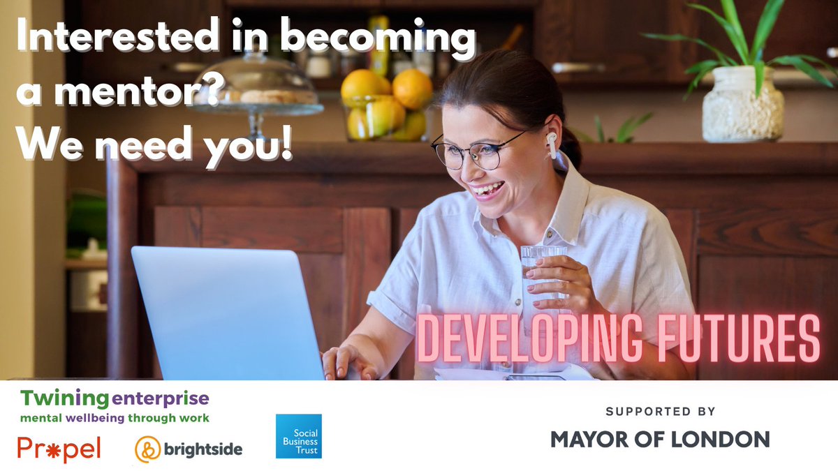 Twining_news's tweet image. Interested in joining our #DevelopingFutures mentoring team? We offer 18–24-year-olds 12-wks of free virtual mentoring. We're looking for professional people keen to share insights - please join our next free mentoring info session on Thurs 8 Feb at 12.30 
eventbrite.co.uk/e/discover-the…