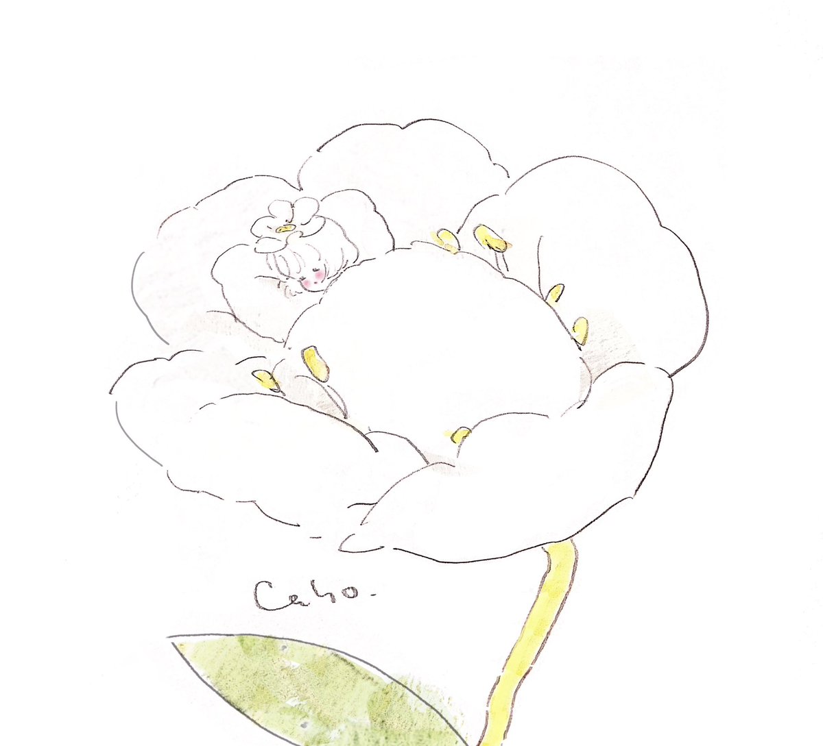 「生まれた時から特別な あなたのままでいてね。」|Caho.のイラスト