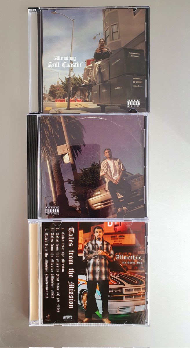 DDVRKK's tweet photo. If you're into G-Funk, peep the homie @Allmothug 
His latest maxi cd just dropped and it sounds just like the old school way with 3 different versions from the same song, with an unexpected featuring from Star D.
Love it! https://t.co/nCXwRh2sb0