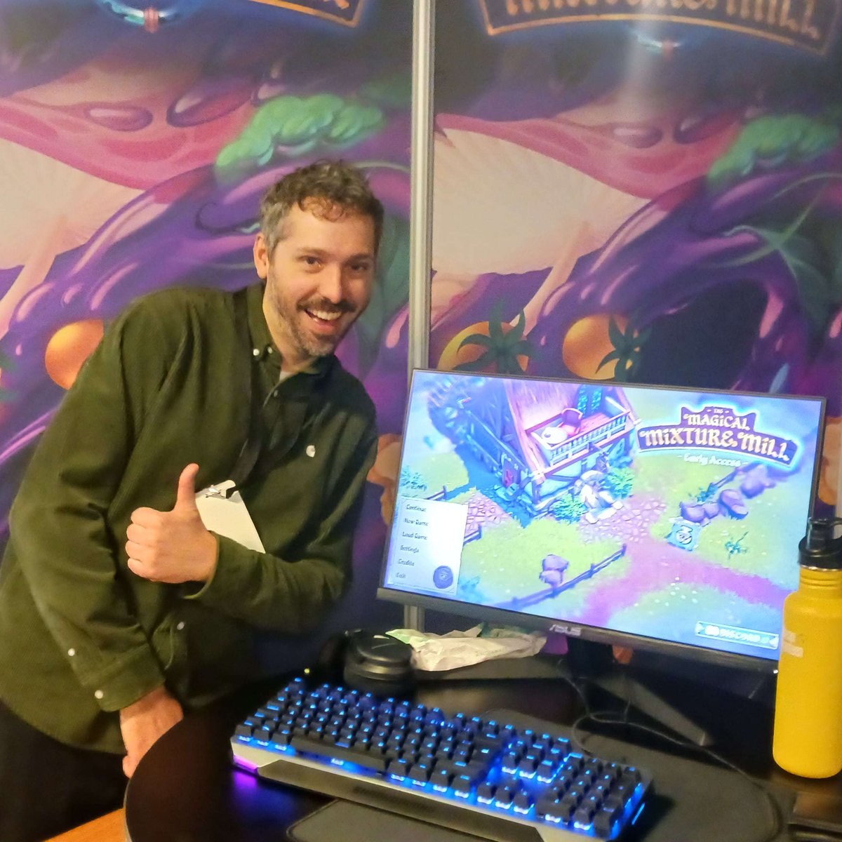 GlowlightGames's tweet photo. Had an amazing time this weekend at #CopenhagenGamingWeek 🍄⛏️

Was so cool seeing people try out our #indiegame at our stand and meeting so many talented #Devs showcasing amazing games. https://t.co/MMeoXY0h4M
