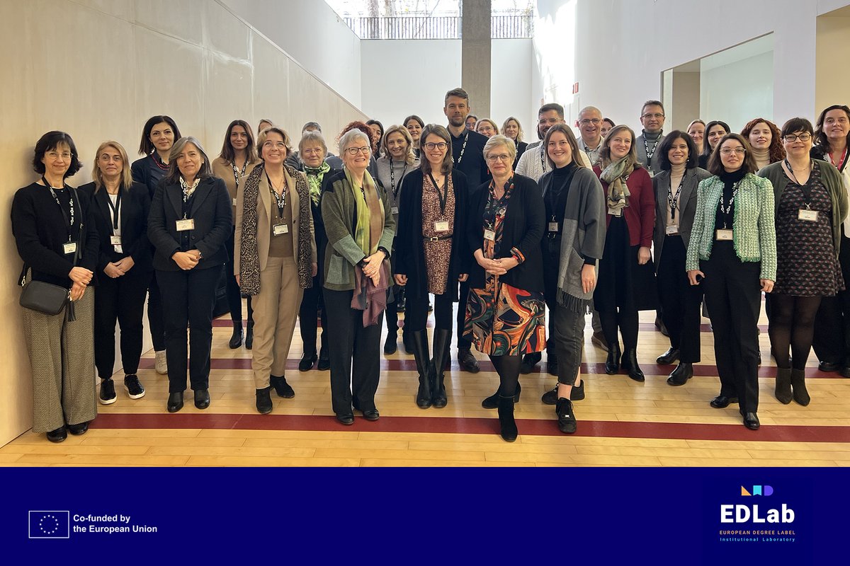ArqusAlliance's tweet photo. 🇪🇺 The #EDLab project continues working towards the implementation of the #EuropeanDegreeLabel!

The 2nd Workshop held last week in Barcelona delved into the criteria, guidelines and certificates of the final proposal for the Label👇
https://t.co/EiAPpzEYB7 https://t.co/JEBZtFzmvg